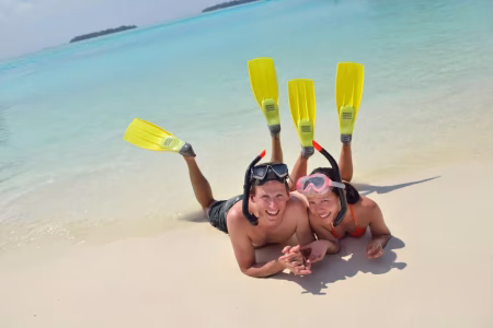 Hurghada group snorkeling speedboat tour